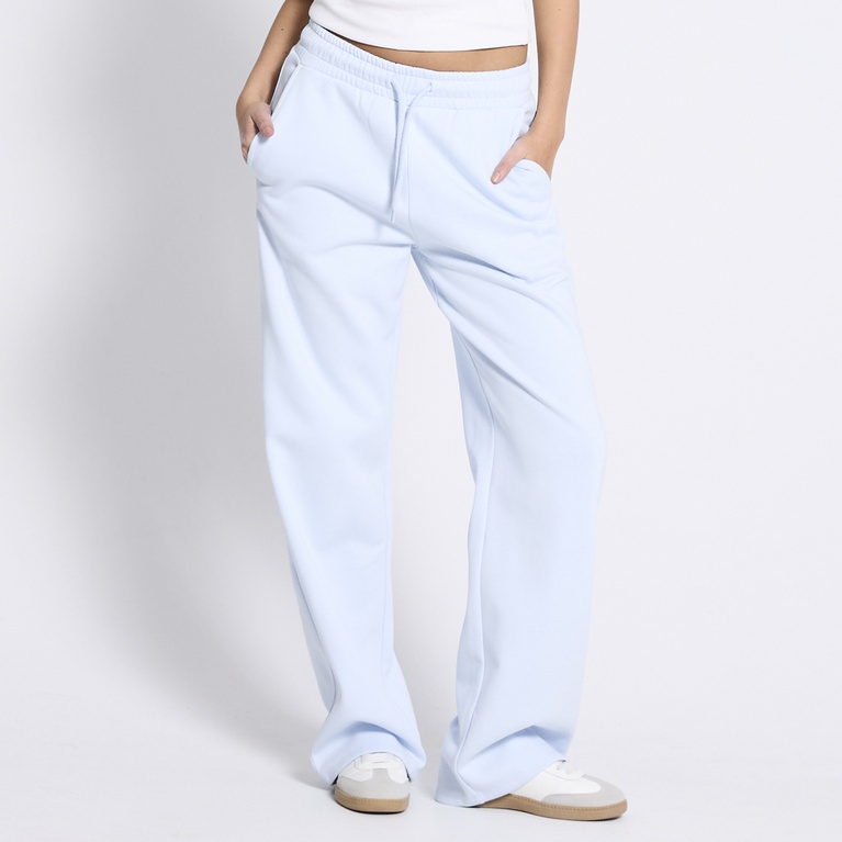 Basic straight sweatpants "Vera" Light blue